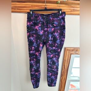Blackheart Galaxy Print Super Skinny Jeans HT